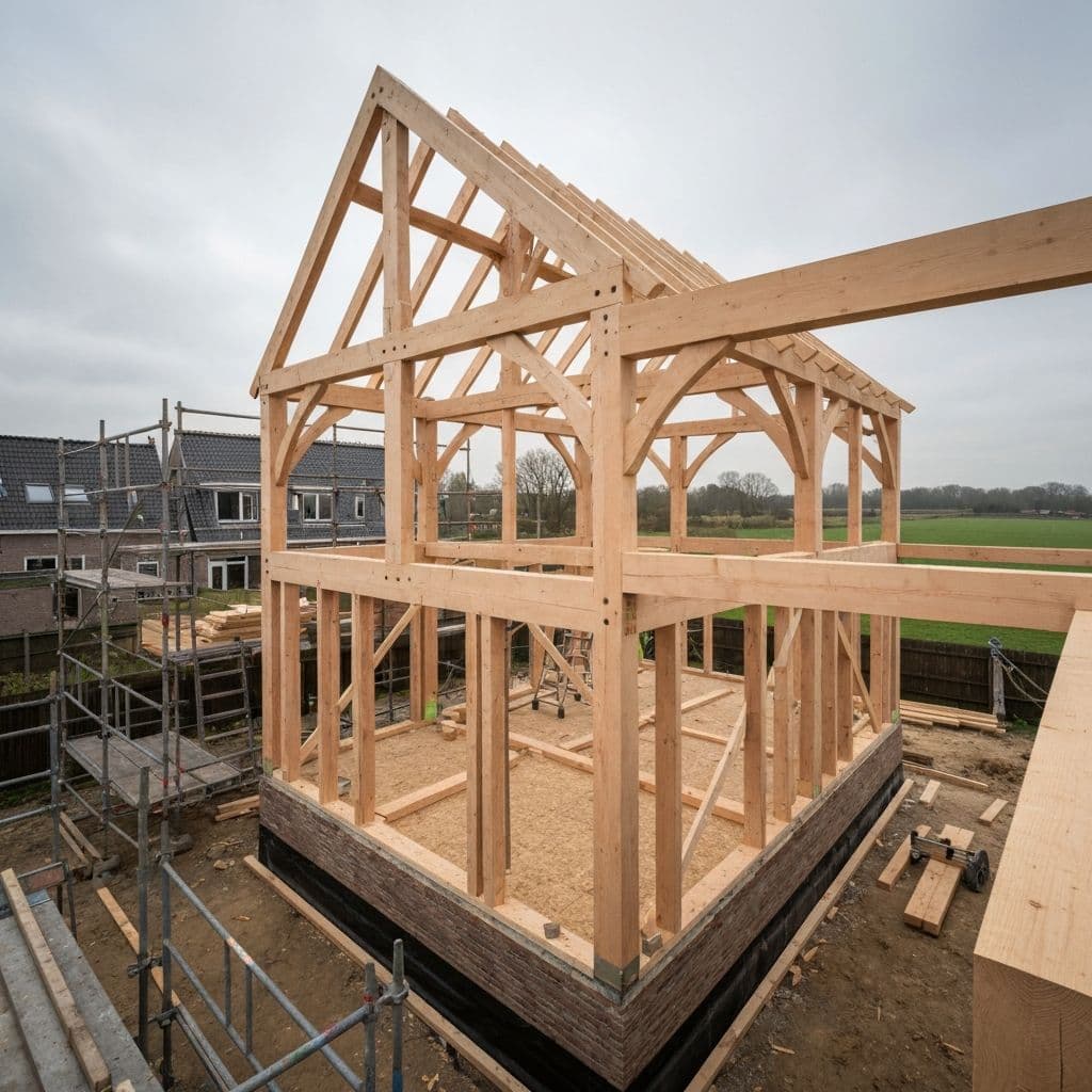 Houten skelet